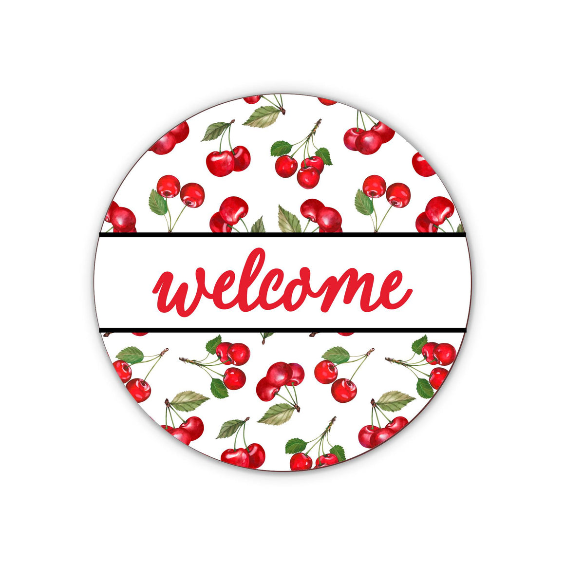 Cherry Welcome Sign