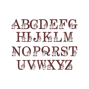 Snowman Monogram